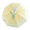 Sun Umbrella Automatic Umbrella Dual-Use Vinyl Sun Protective UV Protection Umbrella Female Gradient Portable Folding Umbrella