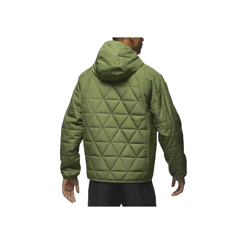 Jordan Therma-FIT Sport Solid Hooded Casual Jacket Men Jackets Light-Olive-Yellow FD2638-340