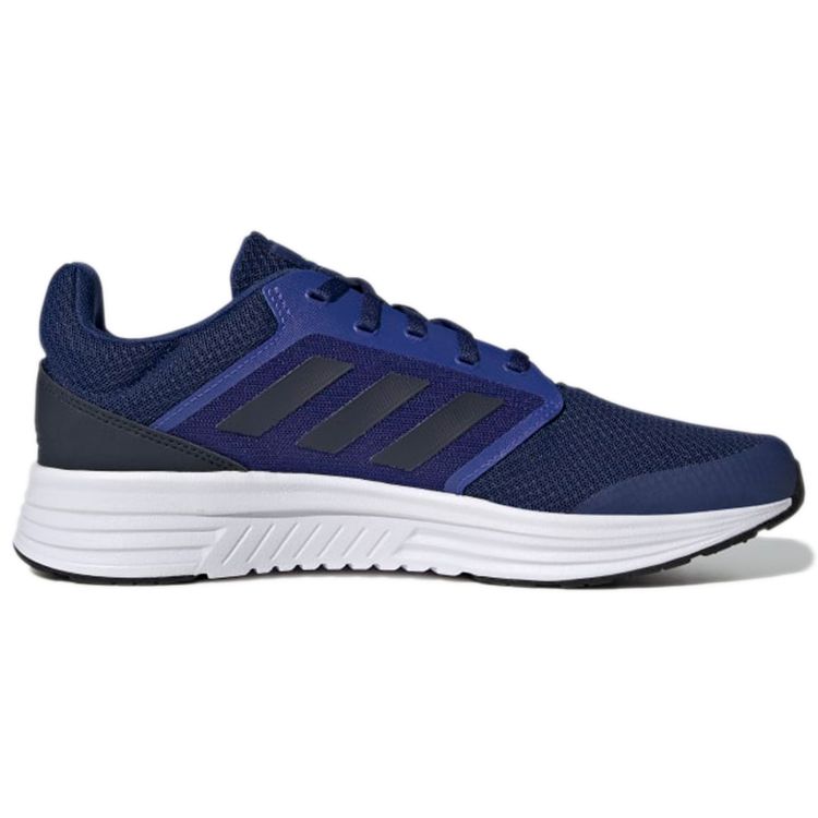 Adidas Galaxy 5 Comfortable Fabric Non-Slip Wear-Resistant Breathable Supportive Low-Top Training Running Shoes Men Sneaker Dark-Blue H04596