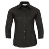Russell Collection Womens/Ladies Stretch Fitted 3/4 Sleeve Shirt