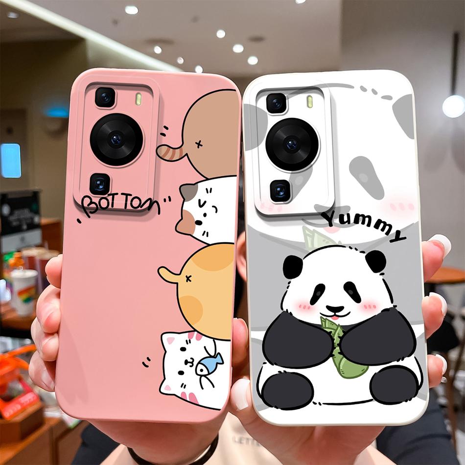 Für Huawei P60 Pro Art Handyhülle Süßes Design Weiche Flüssigsilikon-Rückabdeckung Für HuaweiP60 P 60 Anti-Drop Langlebiger Stoßfänger Funda