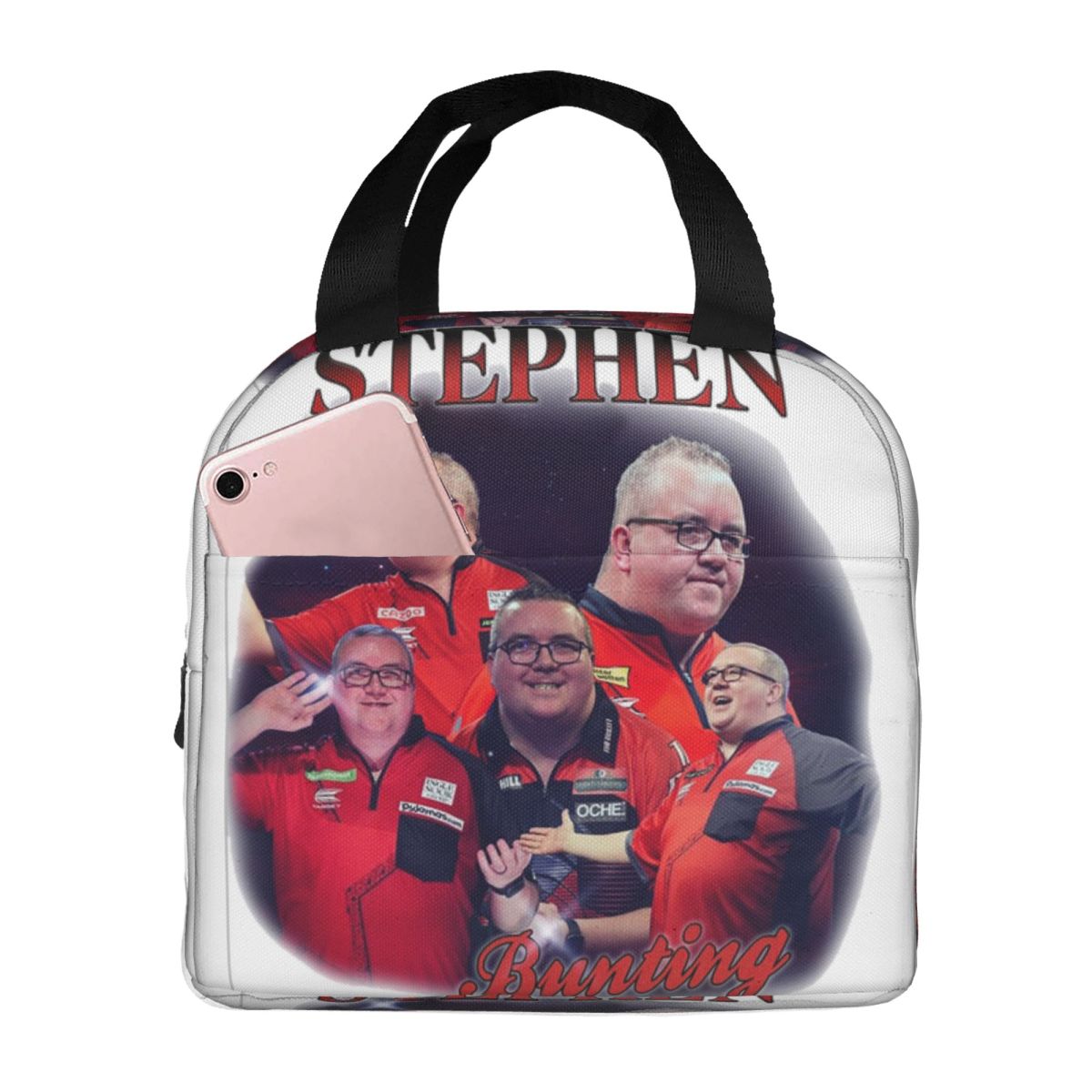 Stephen Bunting Bootleg Insulated Lunch Bag for Kids School Cooler Thermal Food Box Tote Leakproof Lunch Boxes Container One Size