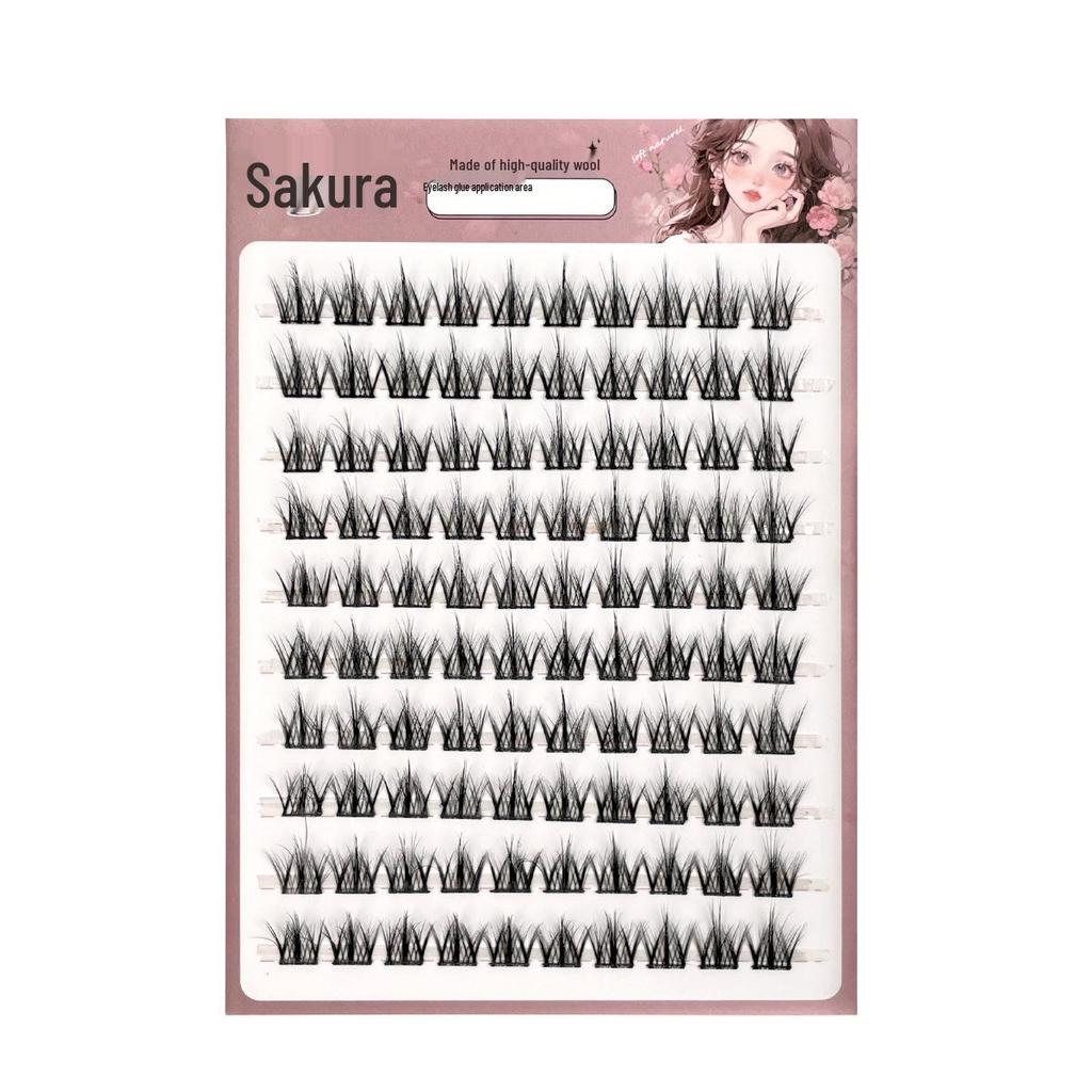 Ying Lier Layered Mink False Eyelashes - Beginner-Friendly Natural Clusters