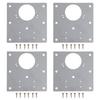 652F Hinge Repair Plate Kitchen Hinge Repair Plates Hinge Repair for Cabinet Doors Stainless Steel Metal Hinge Repair