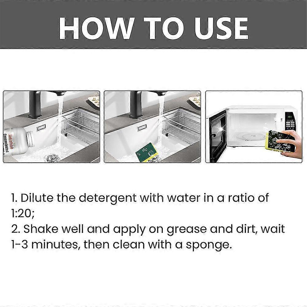 3pcs Kitchen Concentrated Heavy Oil Stain Net Cleaner Grease Powder Multi Purpose Remover Grease Away Cleaner For Kitchen Cleaning - Pengj