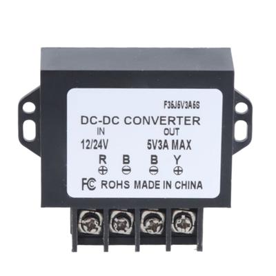 Vehicle Power Supply Converter 12-24V To 5V 3A 15W Module Without Cable for Car Electronics and Accessories