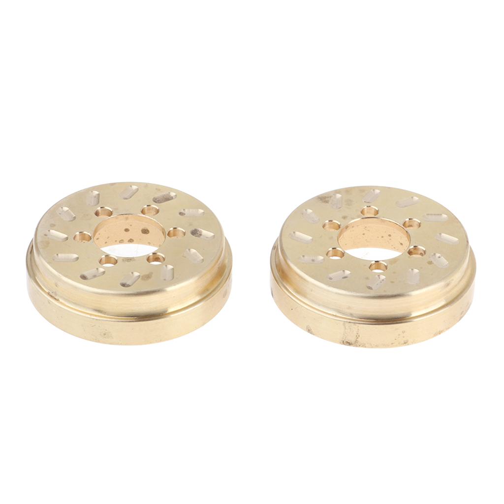 RCAWD 2.2" Beadlock Wheels For 1/10 RC Crawlers - Cyberwheelz With Detachable Counterweights, Silver - View #5