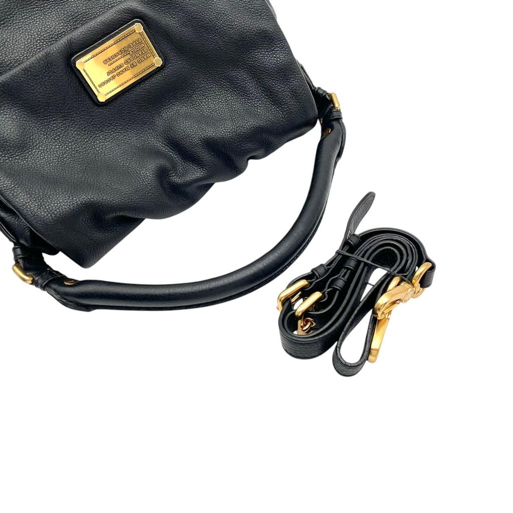 Used MARC BY MARC JACOBS 2way Shoulder Bag Classic Q Lil UkitaShoulder Bag black/gold leather Women
