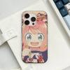 Classic Anime Spy X Family Luxury Ripple Shockproof Phone Case For IPhone 17 Air 16 15 14 13 12 11 Pro Max Plus Pro
