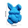 Flexible Silicone Baking Tool Easter Rabbit Design Cake Molds Perfect Beginners Oven Safe Up to 230C Decorations