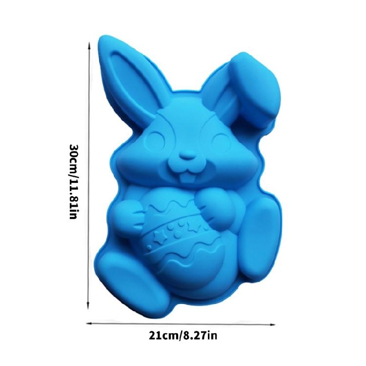 Flexible Silicone Baking Tool Easter Rabbit Design Cake Molds Perfect Beginners Oven Safe Up to 230C Decorations