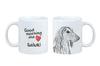 Saluki, Galgo Persa, Cão Árabe - caneca com um cão, caneca personalizada com impressão, um presente clássico para todos da marca