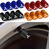Legierte Auto-Reifenventilkappen Radschaftabdeckungen für Ralliart Lancer ASX Colt Pajero Outlander Eclipse Delica EVO Colt
