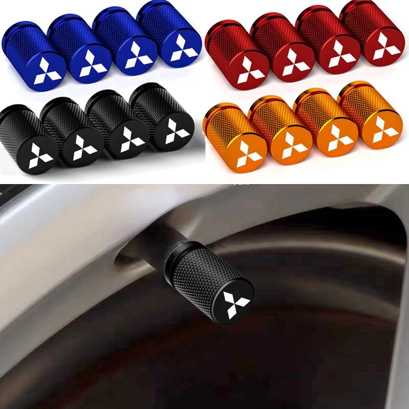 Legierung Auto Reifenventilkappen Radventilkappen für Mitsubishi Ralliart Lancer ASX Colt Pajero Outlander Eclipse Delica EVO Colt vhzh95