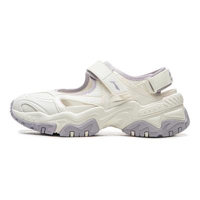 Brown Sugar Sports Comfortable Breathable Wear-Resistant Creek Shoes Women Shoes White Purple AGUW014-4
