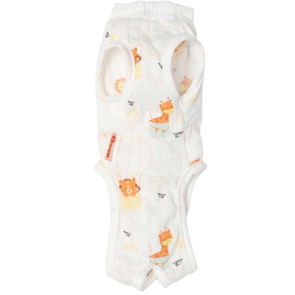 

Breathable Cat Weaning Suit Adjustable Pet Anti-Lick Suit Pet Sterilization Suit Pet Care S білий