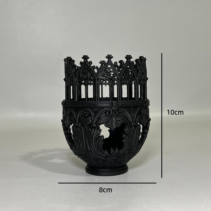 Cross-Border Gothic Dark Style Hollow Church Arch Shaped Niche For Dark Retro-Style Home Wall Storage & Decoration Scenario