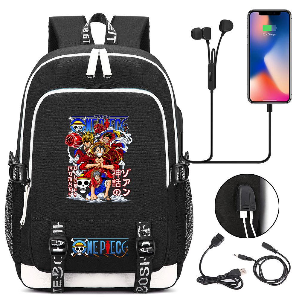 Primary And Secondary School Students Schoolbag Riman Personalized Printing Youth Leisure Travel With Usb Backpack
