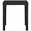 vidaXL Gartentisch Anthrazit 79x65x72 cm Kunststoff