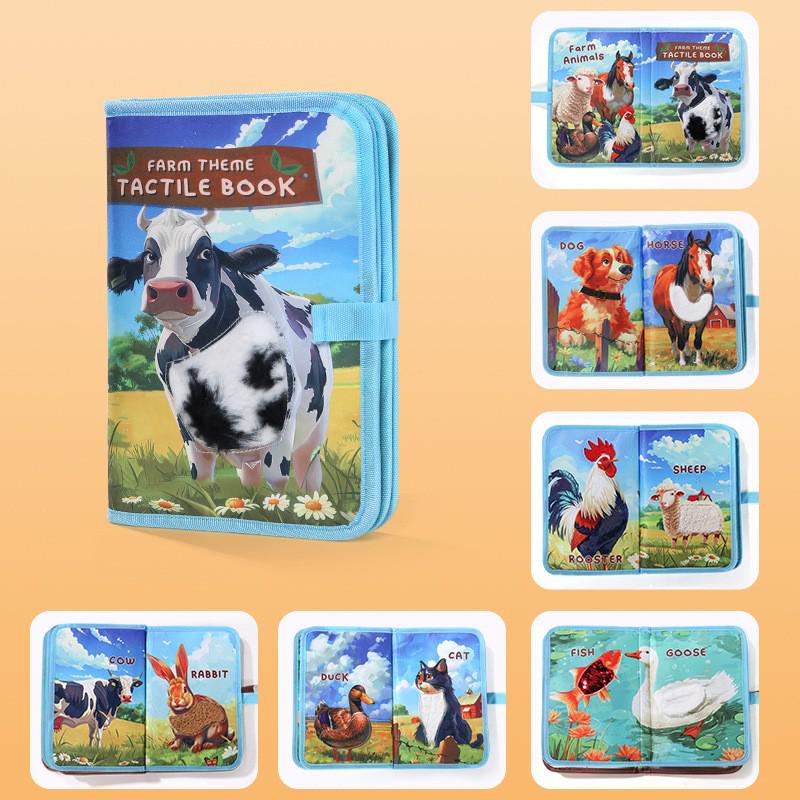 

Free Shipping: Panda Toddler Educational Touch & Feel Animal Book - Tear-Resistant