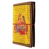 Purpledip Handmade Paper Journal Radha-Krishna: Vintage Diary Notebook With Thread Closure