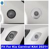 Car Pillar A C Tweeter Speaker Frame / Dashboard Air AC Outlet Decor Cover Trim Accessories Kit For Kia Carnival KA4  - 2024