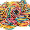 400 Multi Color Elastic Rubber Bands Mixed Sizes Practical Natural Latex Stretchable for Crafting Office and Kitchen Use