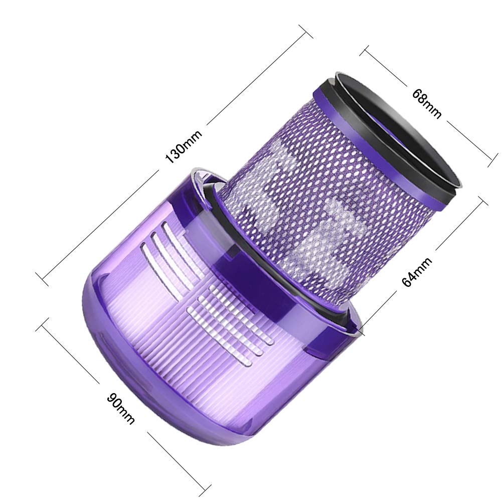 AIOGOO Waschbare Staubsaugerfilter für V11 Set mit 2 Stück Serie,