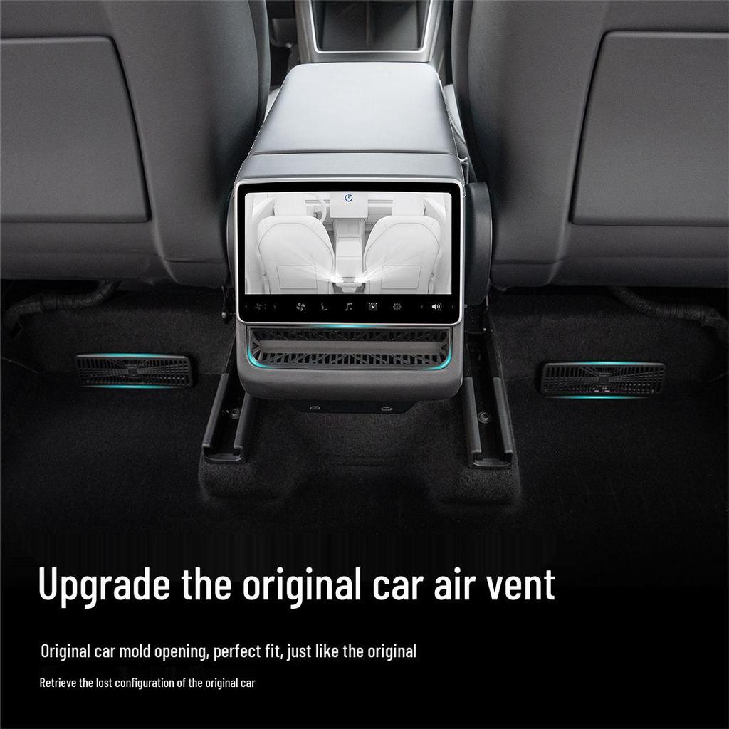 MYModel3 Rear Console Screen & Air Vent Protective Mesh Cover