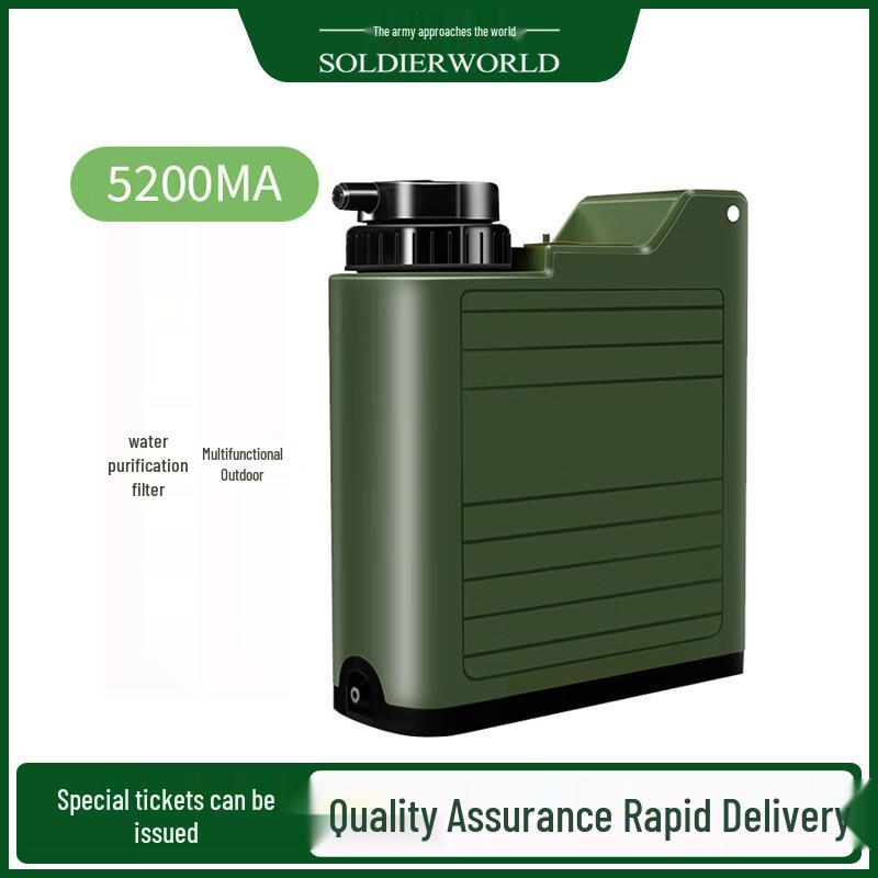 Tragbarer Solar-Elektrischer Wasserfilter