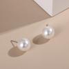 4mm 5mm 6mm 8mm 10mm 12mm Round Ball Earrings Elegant Ear Stud New Pearl Earrings  Women