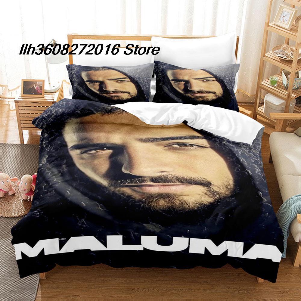 New New Maluma Bedding Set Single Twin Full Queen King Size Bed Set Aldult Bedroom Duvetcover Sets 3D Print Hip Hop Bed Sheet Se