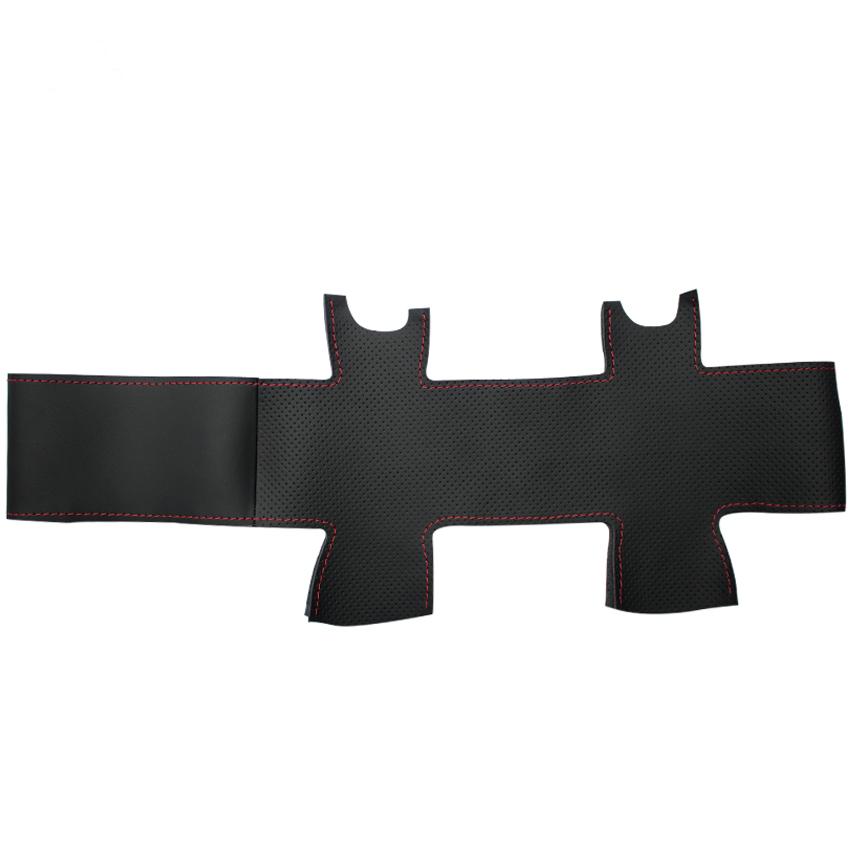 Schwarze Lenkradabdeckung aus Kunstleder für Mercedes Benz C-Klasse W202 CL-Klasse C140 E-Klasse W210 W124 S-Klasse W140 1991-2002