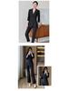 Women's High-End Striped Suit Set - Autumn 2024 Fashion, Elegant Professional Wear, Formal Goddess Style