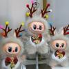 2025 New Christmas Plush Pendant Elk Doll Cute Internet Celebrity Keychain Bag Pendant Set Up Stall