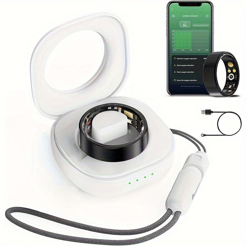 Smart Fitness Tracker Ring: Exercise & Step Monitor