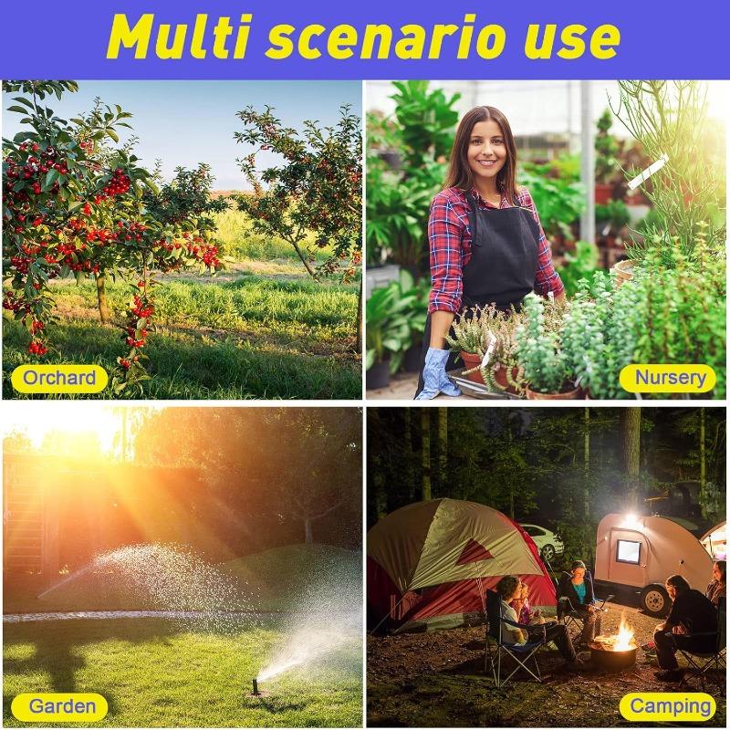 4Pcs Solar Bug Zapper Waterproof Mosquito Killer and Lighting Repellent Lamp for Indoor Outdoor Use Garden Patio Purple and White Light(Plastic,Black)