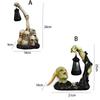 Creative Halloween Skeleton Night Light Funny Garden Statue Lamp Skull Sculptures  Outdoor