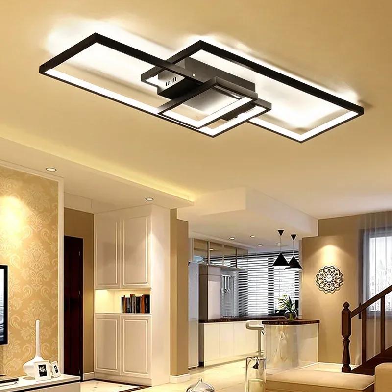 Modern LED Ceiling Chandelier Lamp for Living Dining Room Bedroom Aisle Balcony Home Decoration Indoor Lighting Fixture Luster