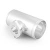76mm 3inch Turbo Aluminum Flange Pipe For GD-RS FV RZ BOV Blow Off Valve Adapter L=150mm