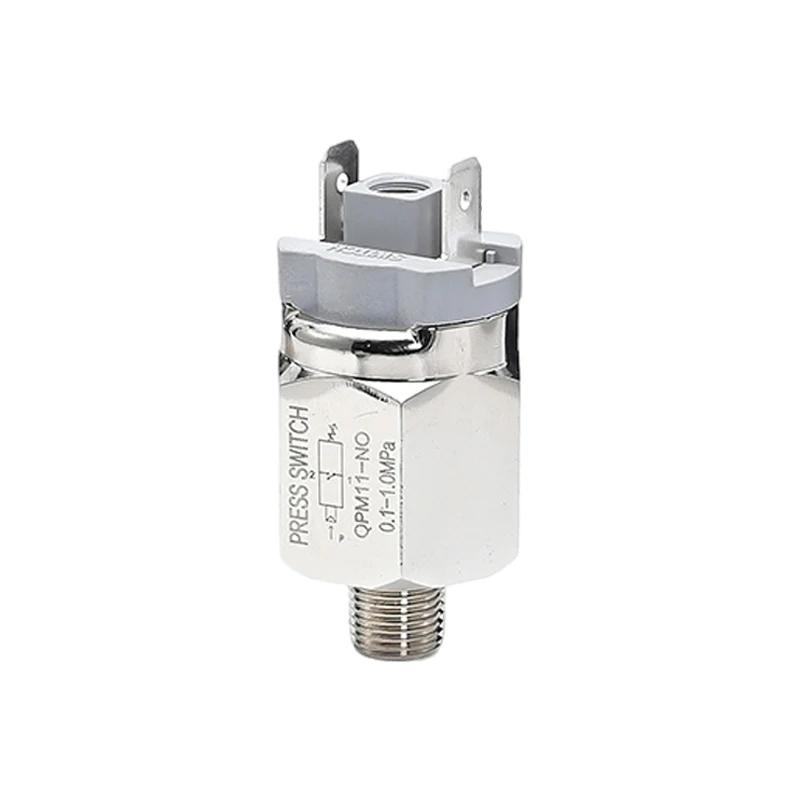 QPM11-NC QPM11-NO 1/4" 1/8'' Pressure Switch Wire External Thread Nozzle Micro Pressure Adjustable Diaphragm Hydraulic Switch