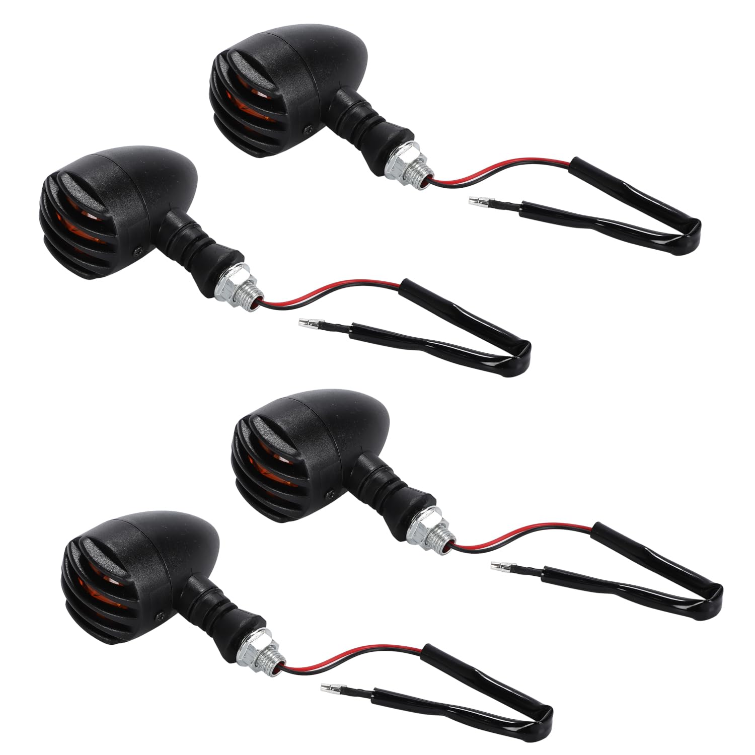 nakira Мотоциклетный указатель поворота Пуля Универсальный Заготовка Американский (Набор из 4)