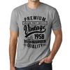 Ultrabasic Homme T-shirt Graphique Vintage Year Cadeau 1958
