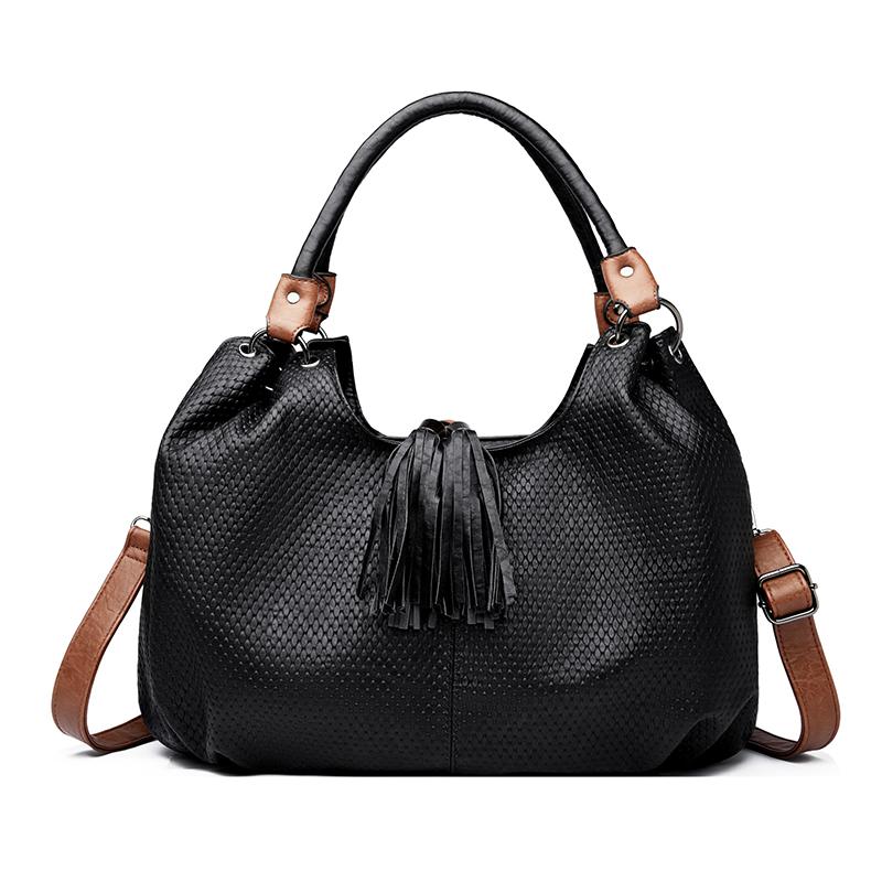 Fashionable Solid Color Design Zipper Shoulder Bags 2026 Hot Sale Exquisite Personality Creative Tassel Women's Crossbody Bags