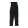 Li-Ning Side Letter Button Pants Printed American Casual Color Block Lace-Up Sports Long Pants Unisex Pants Black AKLUE03-3