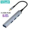 USB C HUB 3.0 Type C 3.1 4 Port Multi Splitter Adapter OTG For Xiaomi Lenovo Macbook Pro 13 15 Air Pro PC Computer Accessories
