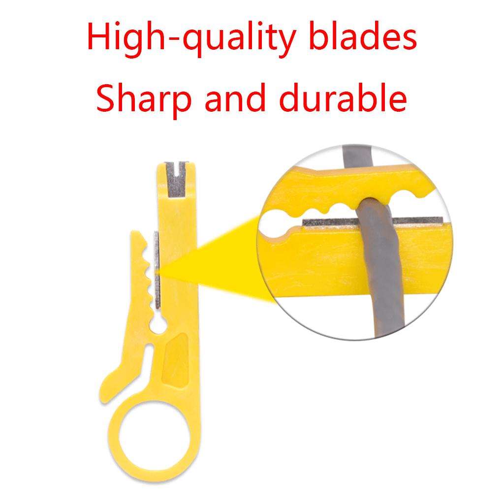 Mini Crimper Pliers Wire Stripper Knife Cable Stripping Useful Wire Cutter Tools Cut Line Pocket Multitool Crimping Tool