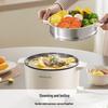 Joyoung 2.5L Electric Cooking Pot with Steamer CN Plug (adapter Included)