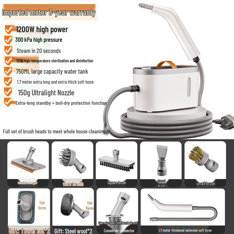 Multifunctional High-Pressure Steam Cleaner for Kitchen and Home