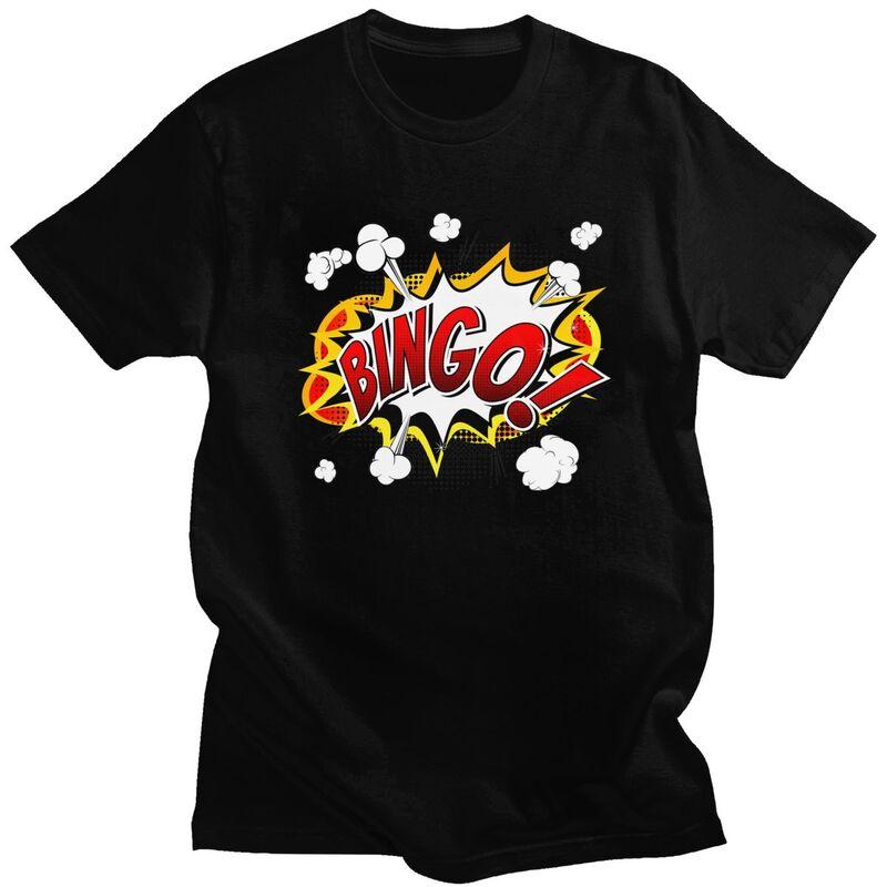 

Custom Hot Game Bingo T Shirt for Men Pure Cotton Tshirt Fashion Tees Short Sleeves T-shirt Clothing - Men s Summer Cotton Gr... S разноцветный